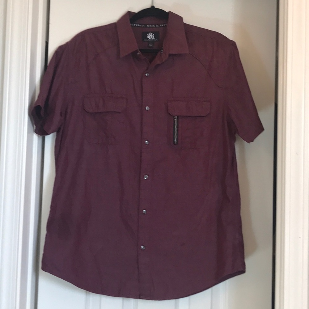 Rock &Republic short sleeve button down